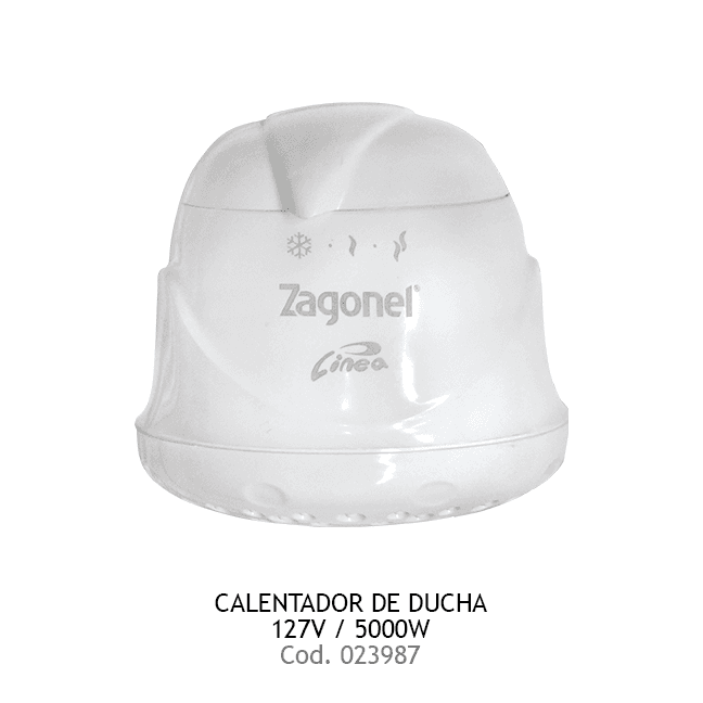 Calentador de ducha 127v / 5000W ZAGONEL