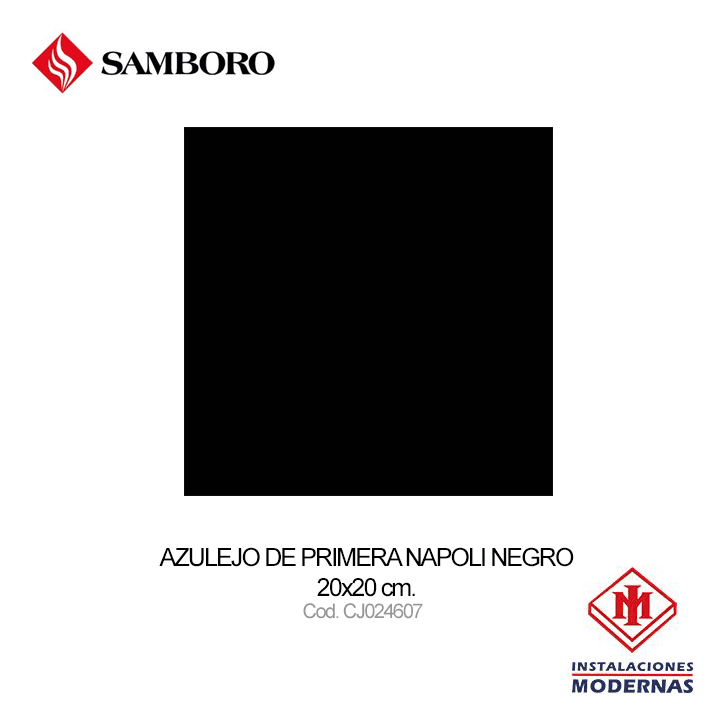 AZ 20X20 NAPOLI NEGRO SMB 25 UXCJ