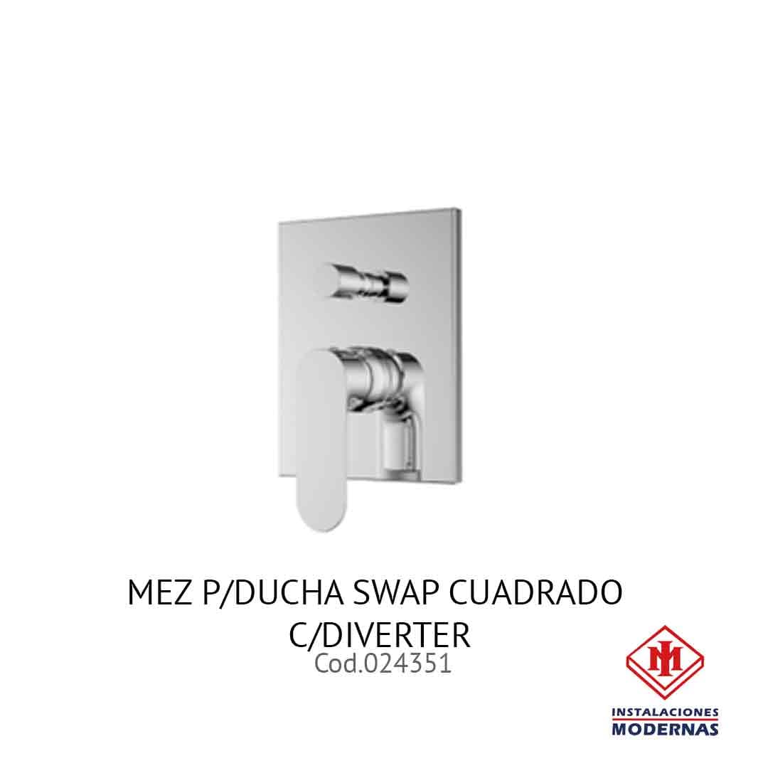 MEZ P/DUCHA SWAP CUADRADO C/DIVERTER