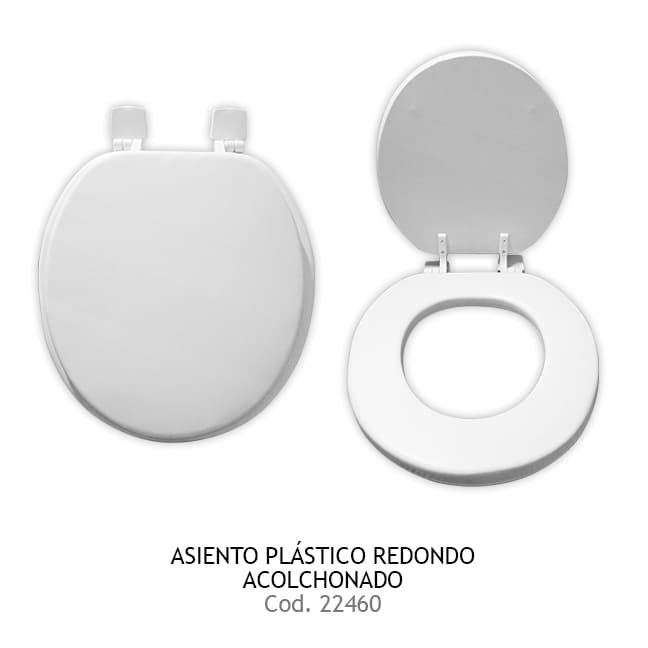ASIENTO PLAS RED BLANCO ACOLCHONADO BEMIS