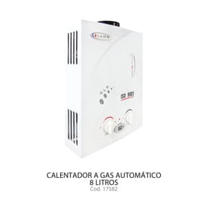CALENT GAS 8LTS AUTOMA KROM