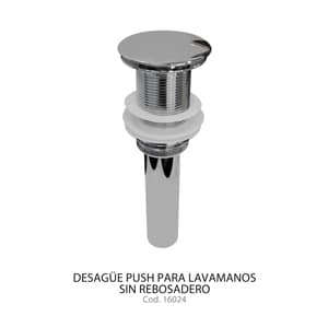 DESAGUE PUSH P/Lavamanos SIN REBOSADERO ABELLA