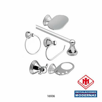 JGO ACCS CROMO 6 PZS PRESTON MOEN