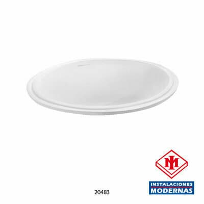 Lavamanos. S/LOZA MINI OVALYN BL INCESA