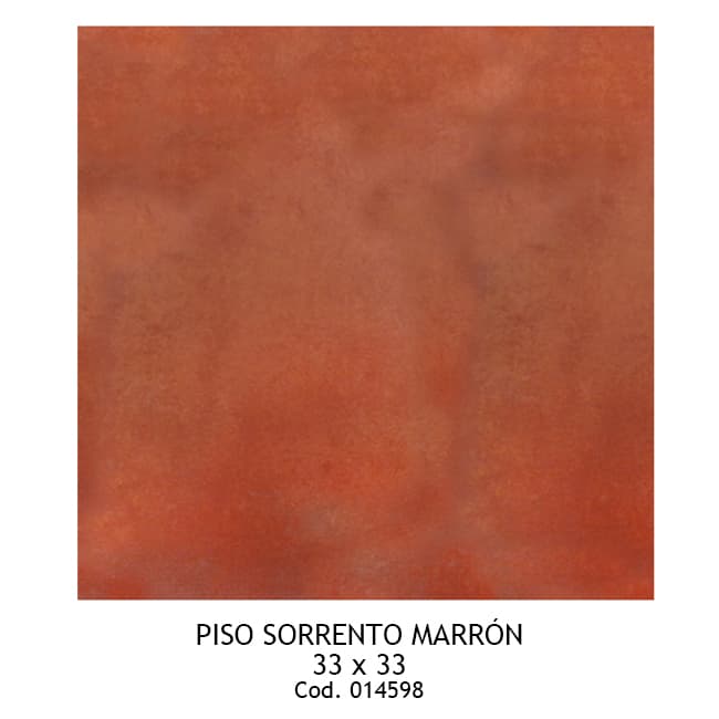 PISO 33.4X33.4 SORRENTO MARRON HISPACENSA 12 UXCJ