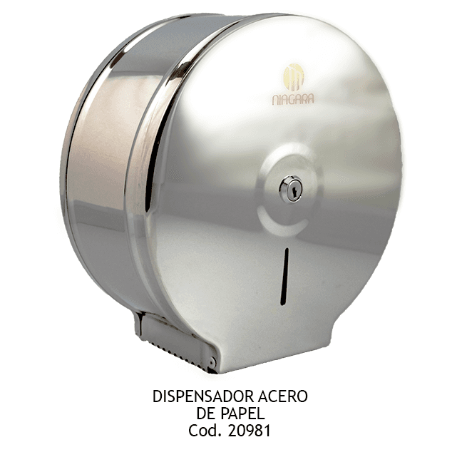 DISPENSADOR P/PAPEL HIGIENICO ACERO INOX NIAGARA KW-7300