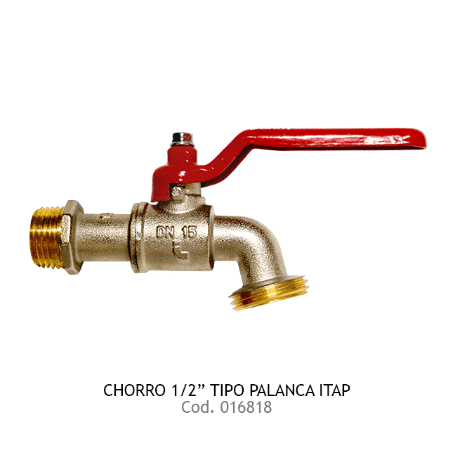 CHORRO 1/2" TIPO PALANCA ITAP