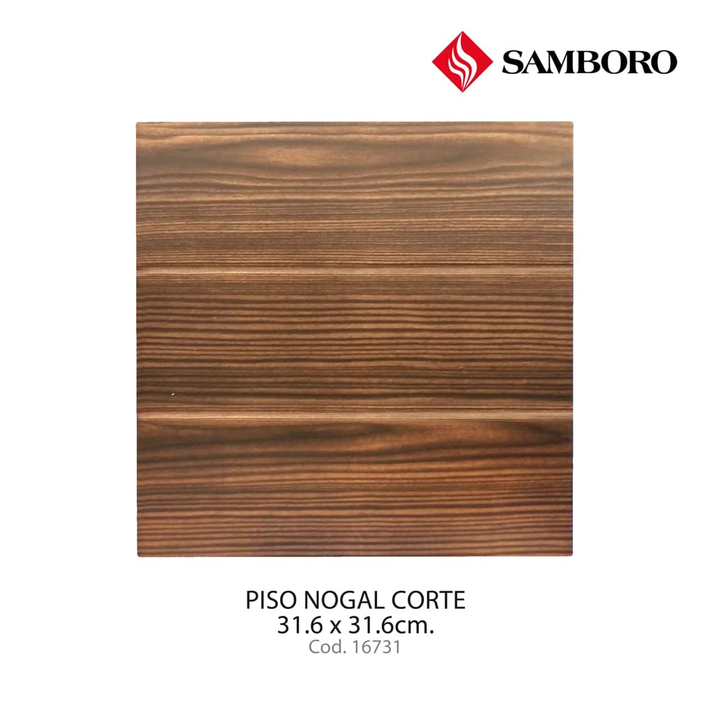 PISO 31.6X31.6 NOGAL CORTE SMB 17 UXCJ