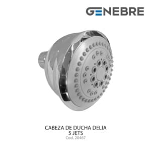 CABEZA DE DUCHA DELIA 5 JETS GENEBRE