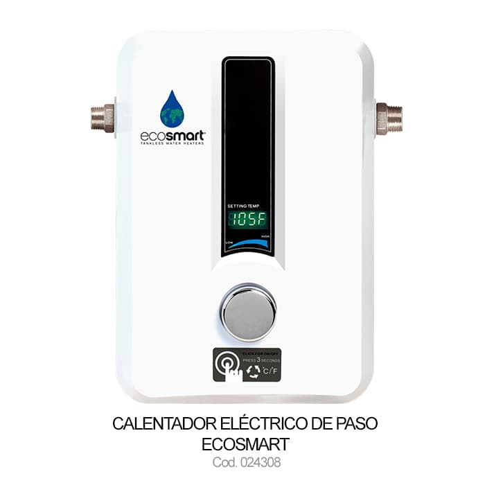 CALENTADOR DE PASO ELECTRICO ECOSMART