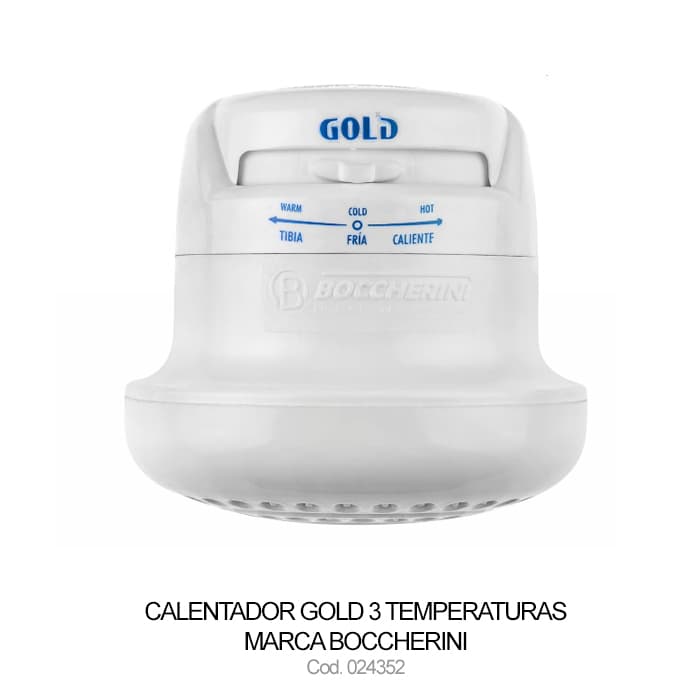 CALENT DE DUCHA GOLD BL 120V S/MINIDUCHA BOCCHERINI