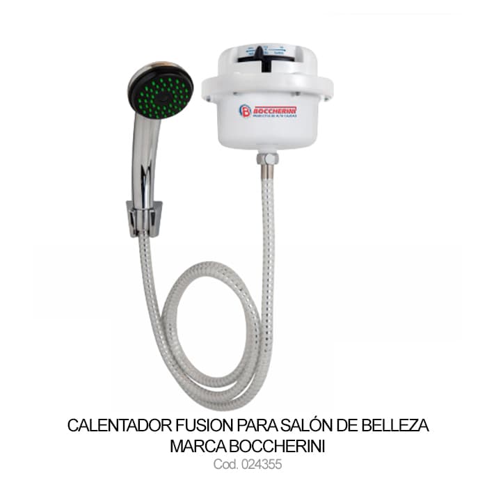 CALENT DE DUCHA FUSION BL DIRIGIBLE 120V SALON BELLEZA BOCCHERINI