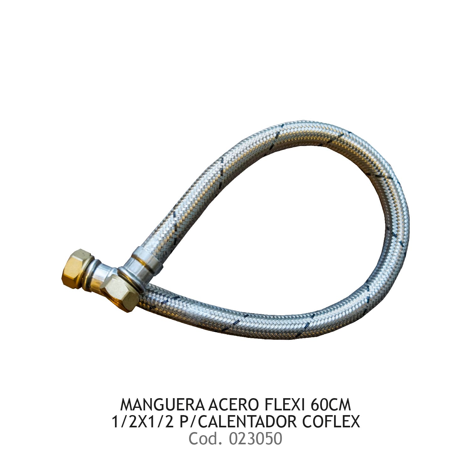 Mang Acero Flex 60cm 1/2x1/2 P/calentador COFLEX