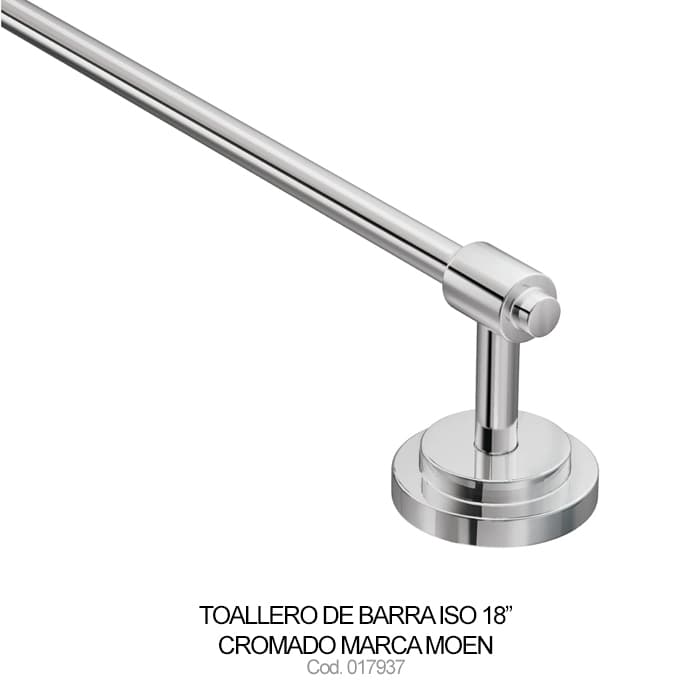 TOALLERO BARRA ISO 18" CR MOEN