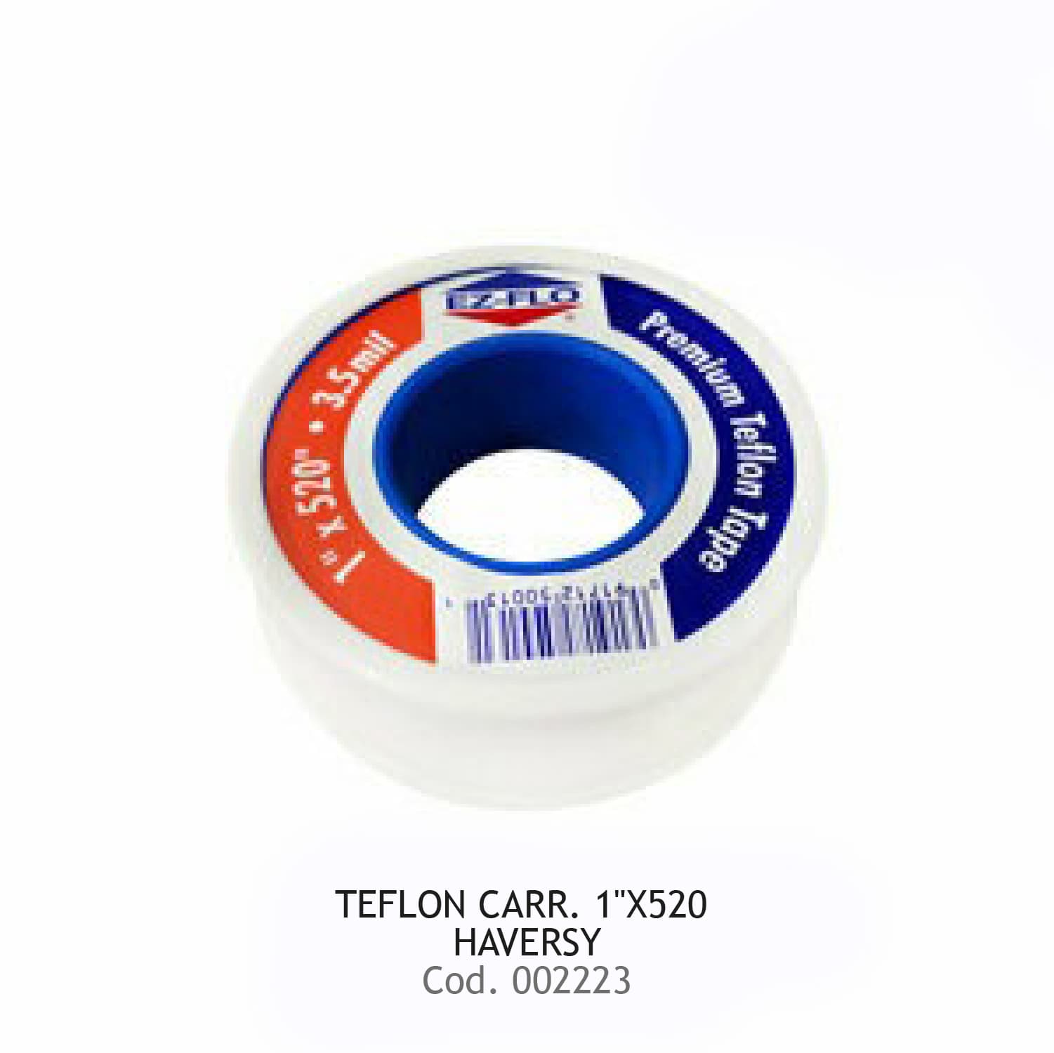 TEFLON CARR. 1"X520 HAVERSY