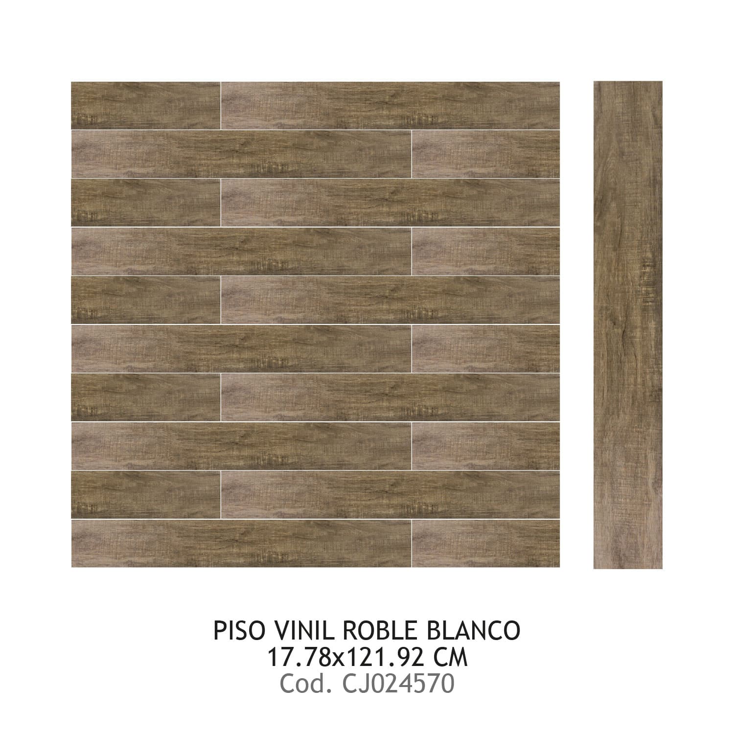 PISO VINILO SPC 7"x48" RELIC WHITE OAK 14 UXCJA (3.10 M2) COVER SOURCE