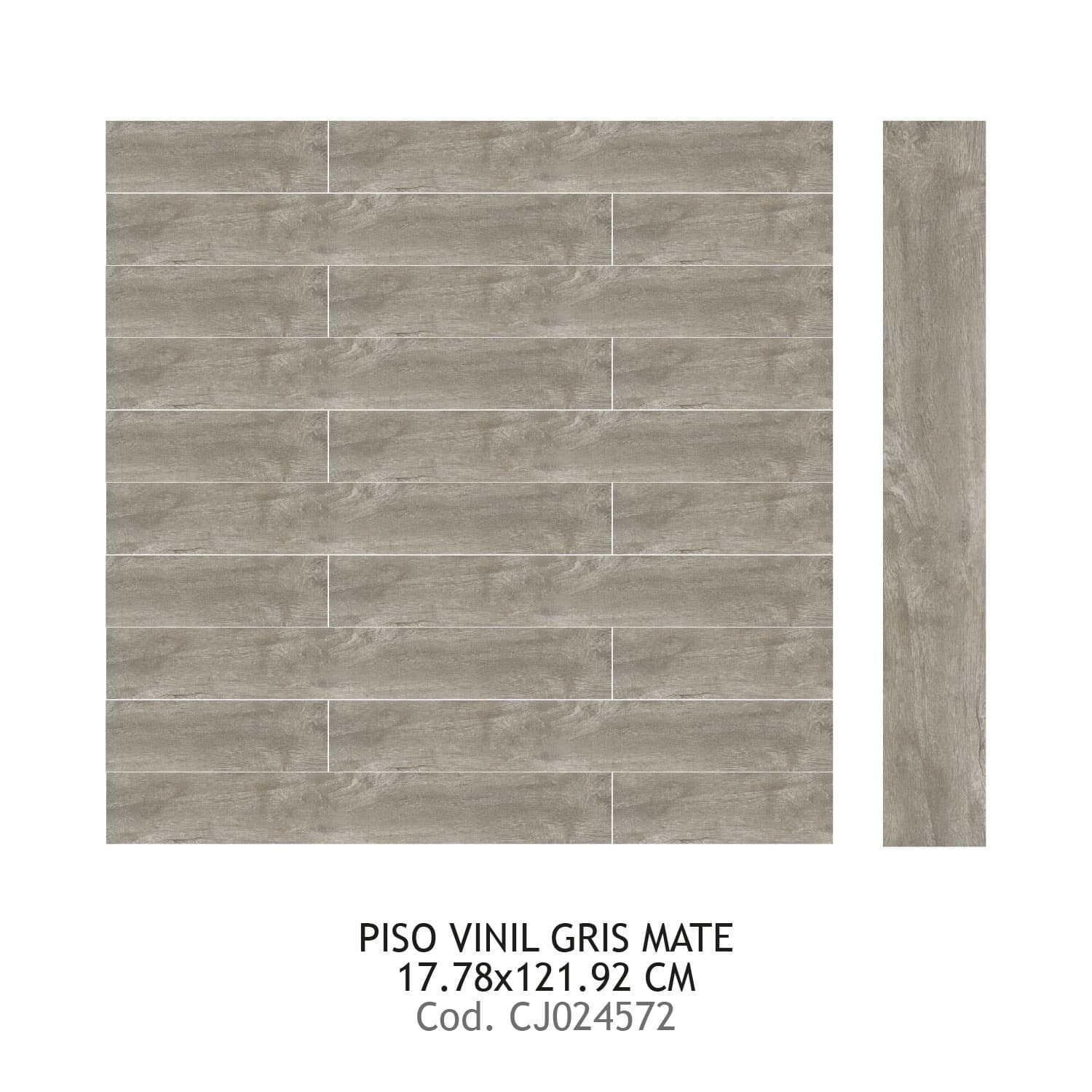 PISO VINILO SPC 7"x48" HARBOR TOWN GRAY 14 UXCJA (3.10 M2) COVER SOURCE
