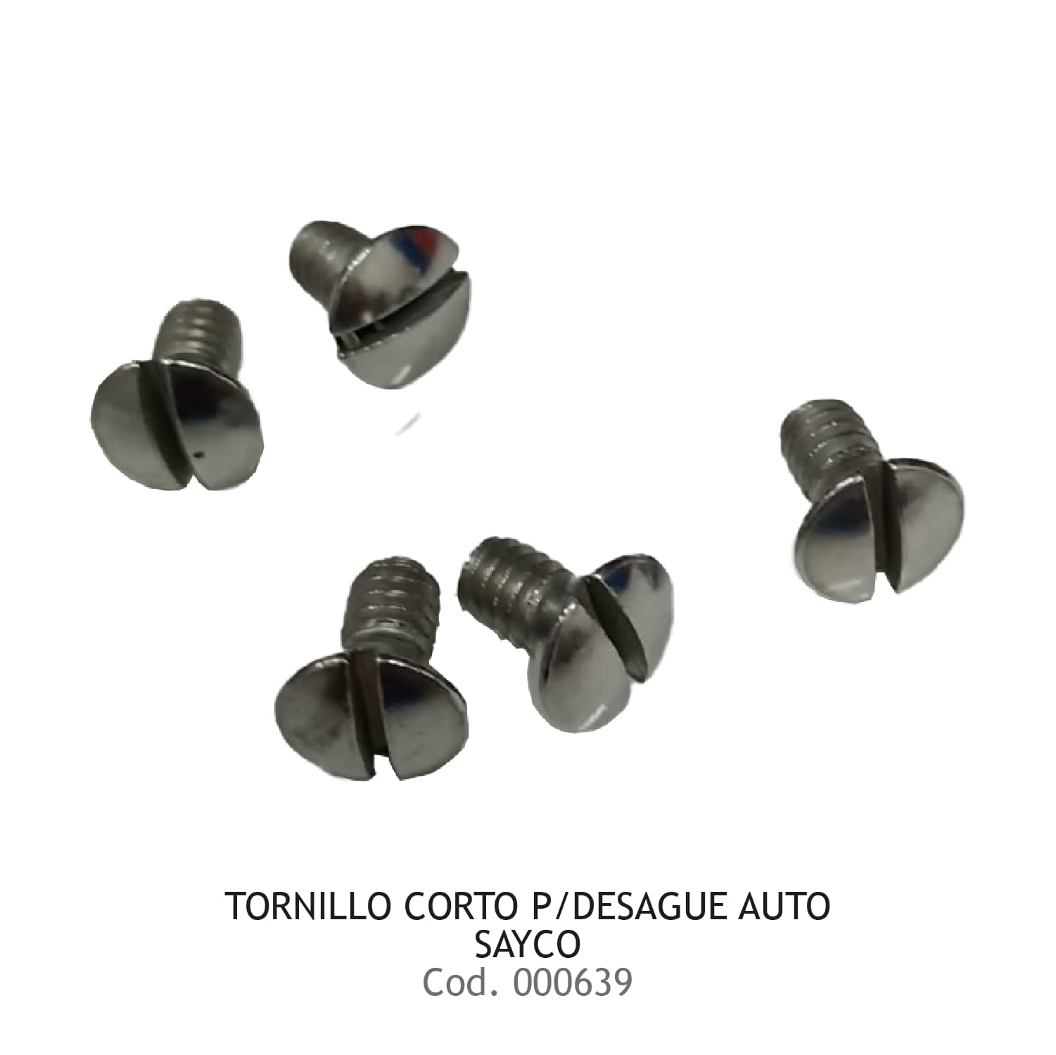 TORNILLO CORTO P/DESAG 153 SAY