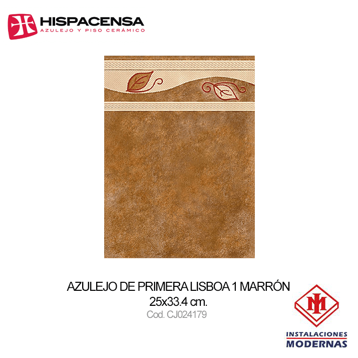 AZ LISBOA 1 MARRON 25x33.4 CMS 17UXCJA (A)