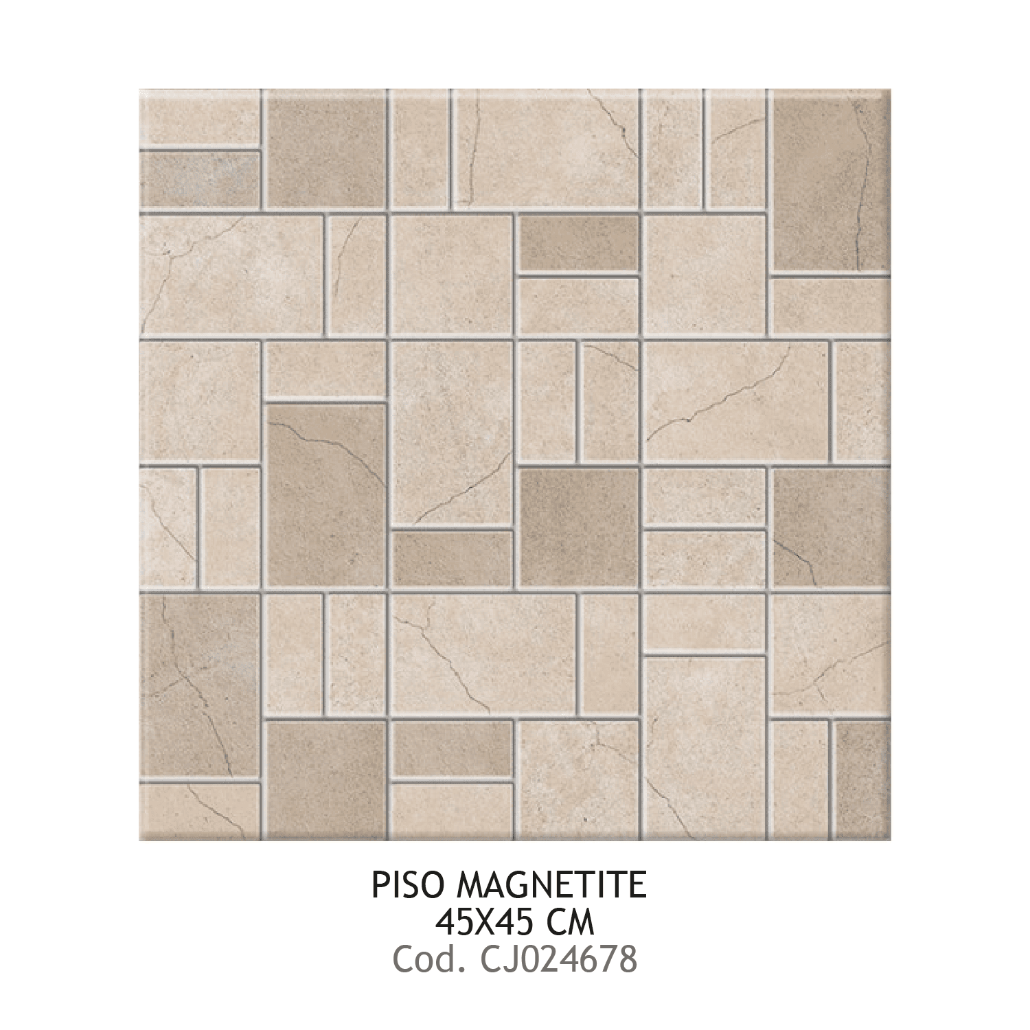 PISO PRIM. 45X45 MAGNETITE 10 UXCJ FORMIGRES