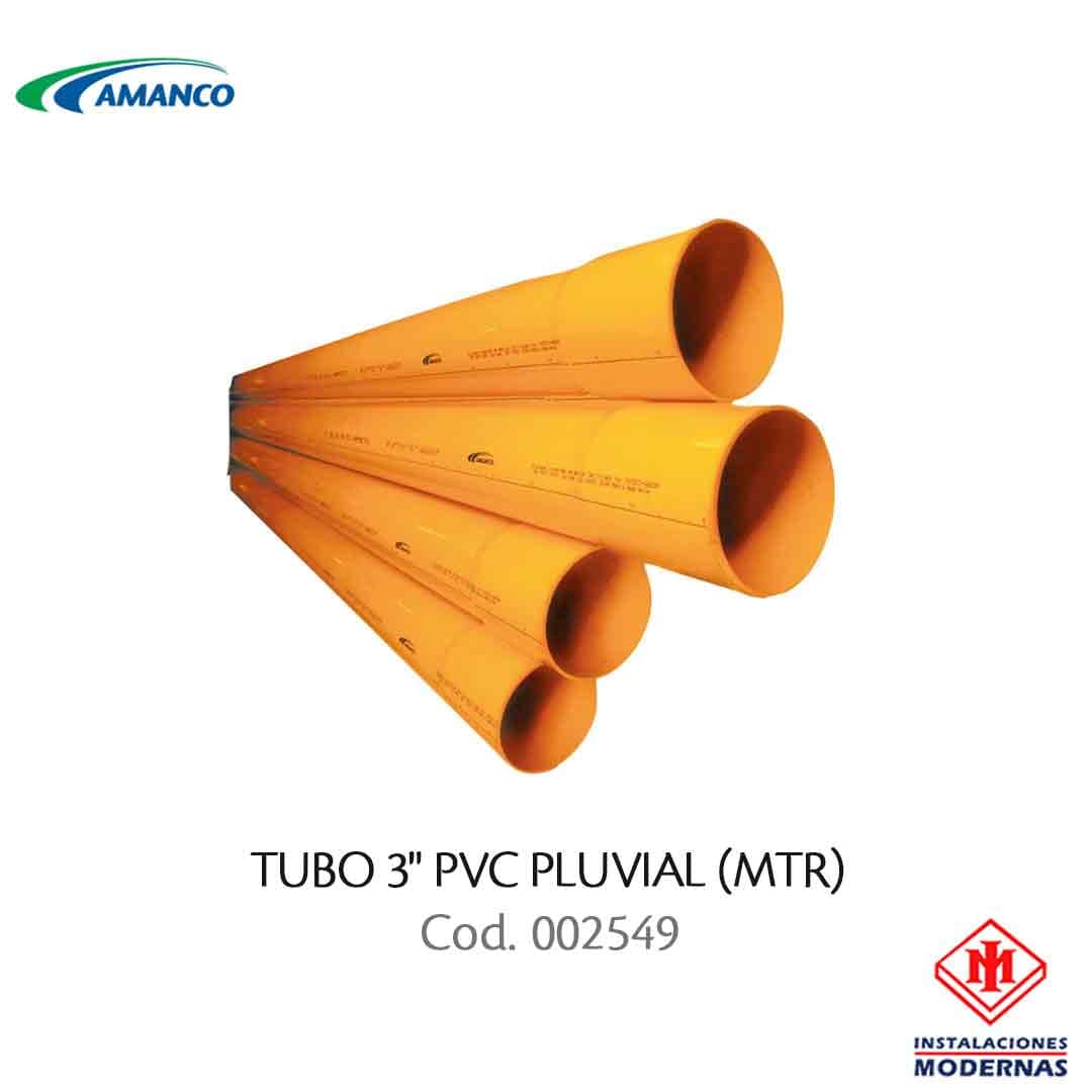 TUBO 3" PVC PLUVIAL (MTR)
