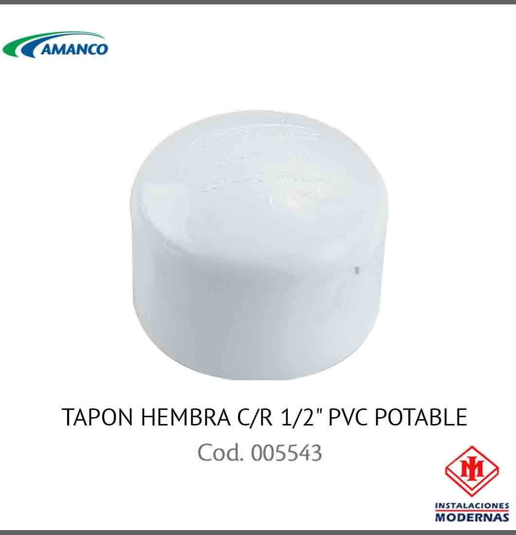 TAPON HEMBRA C/R 1/2" PVC POTA