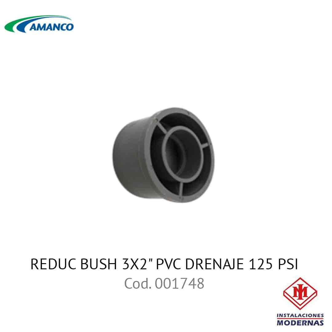 REDUC BUSH 3X2" PVC DRENAJE 125 PSI