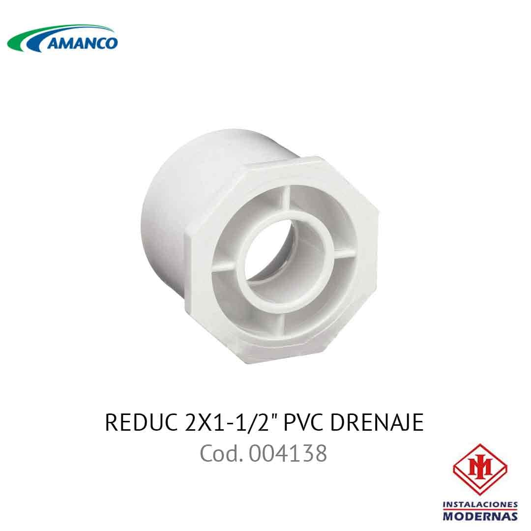 REDUC 2X1-1/2" PVC DRENAJE