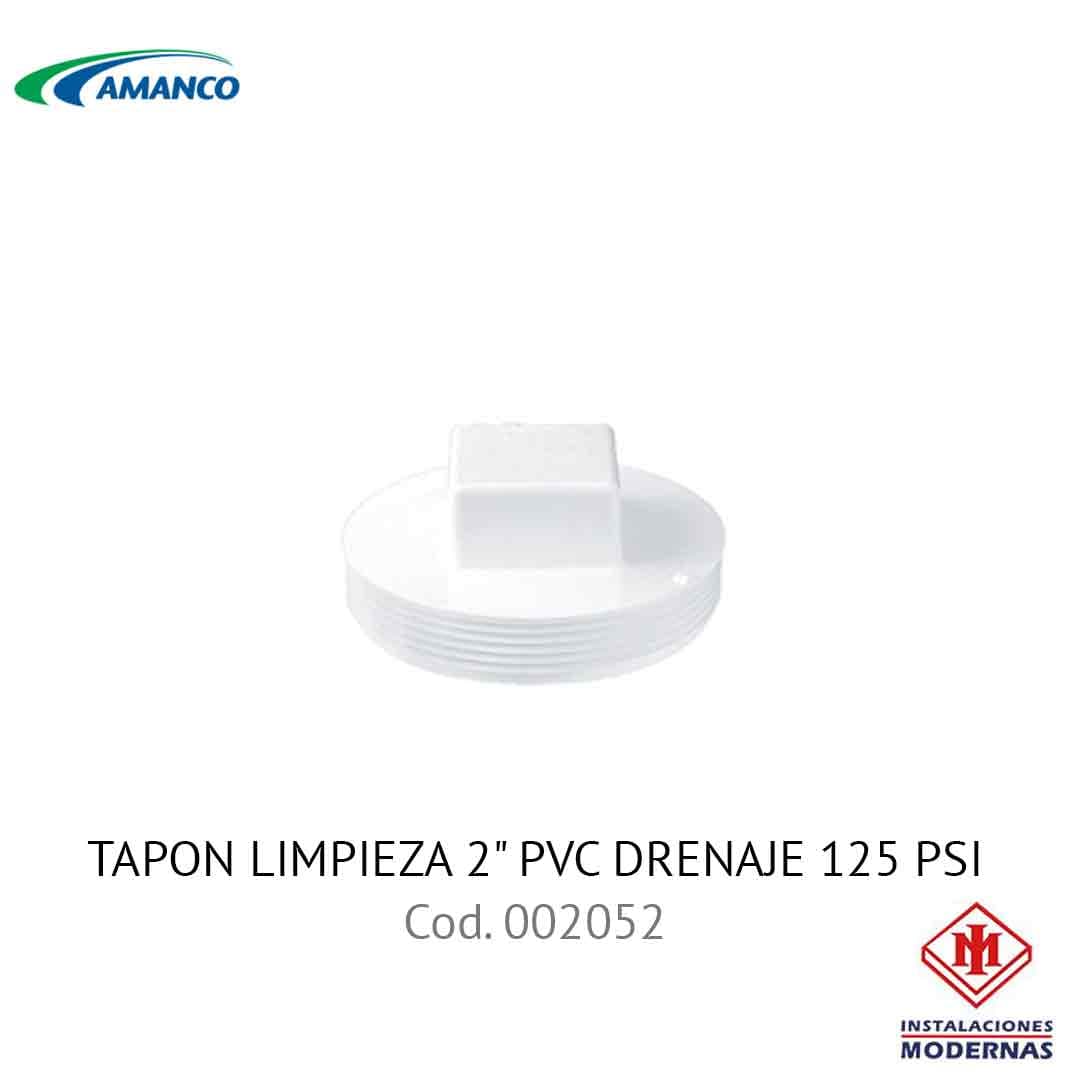 TAPON LIMPIEZA 2" PVC DRENAJE 125 PSI