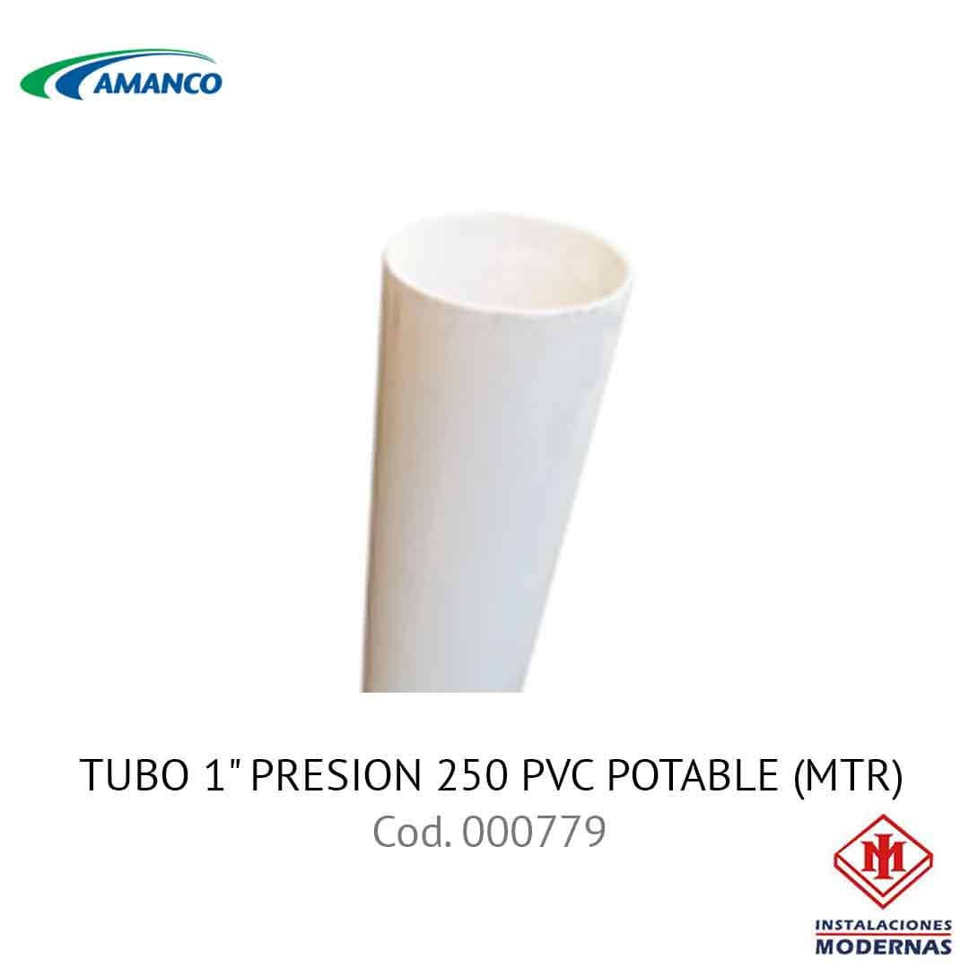 TUBO 1" PRESION 250  PVC POTABLE (MTR)
