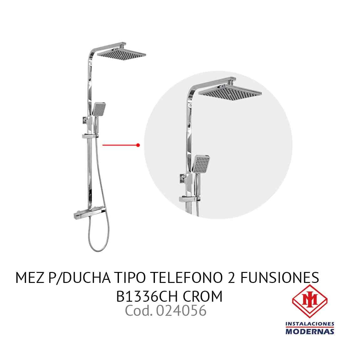 MEZ P/DUCHA TIPO TELEFONO 2 FUNSIONES B1336CH CROM