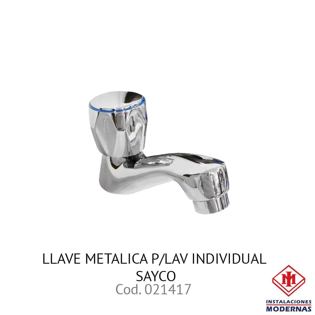 LLavamanosE METALICA  P/Lavamanos INDIVIDUAL SAYCO