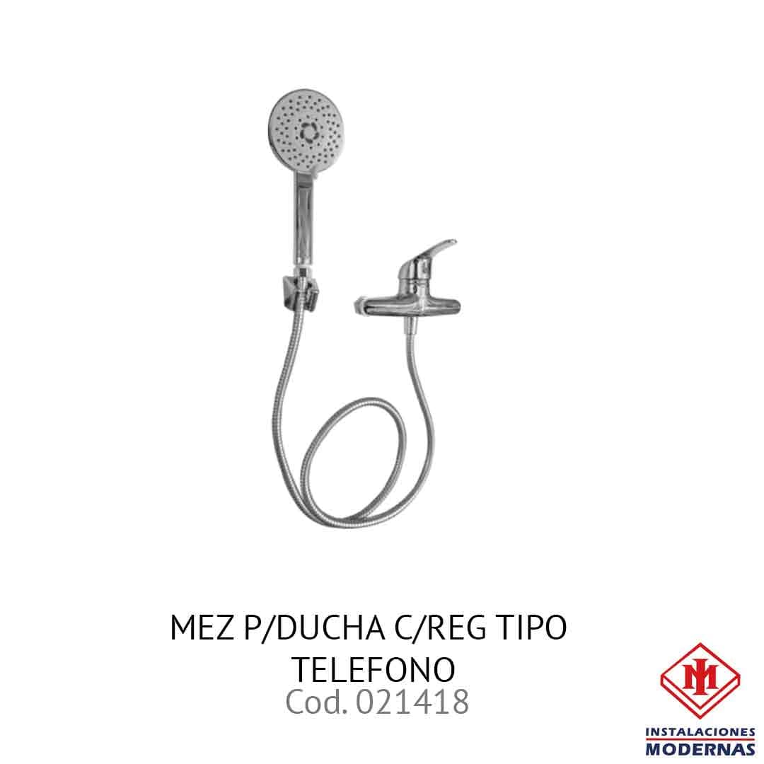 MEZ P/DUCHA C/REG TIPO TELEFONO