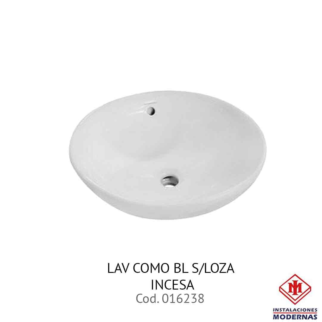 Lavamanos  COMO BL S/LOZA INCESA
