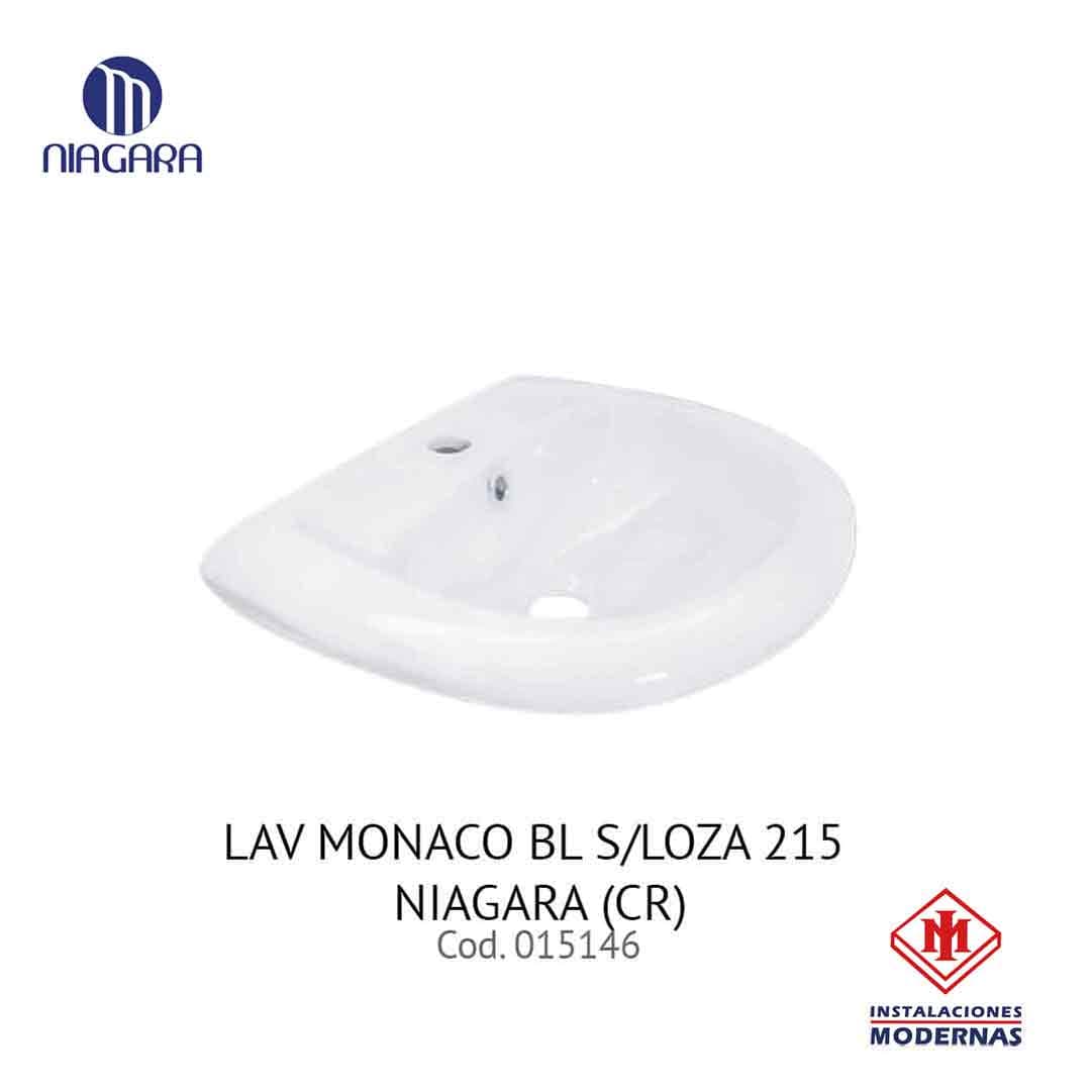 Lavamanos MONACO BL S/LOZA 215 NIAGARA (CR)