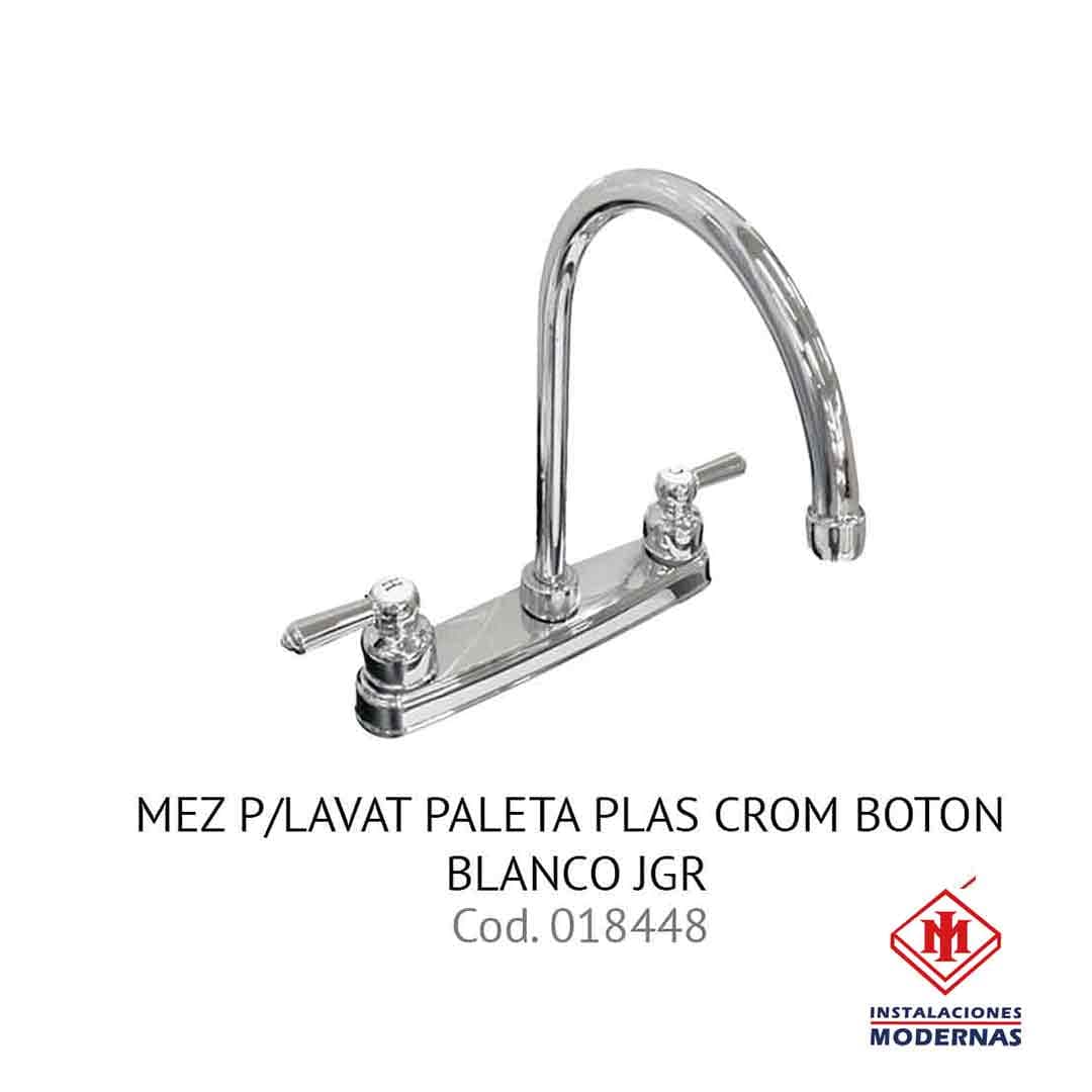 MEZ P/LavamanosAT PALETA PLAS CROM BOTON BLANCO JGR