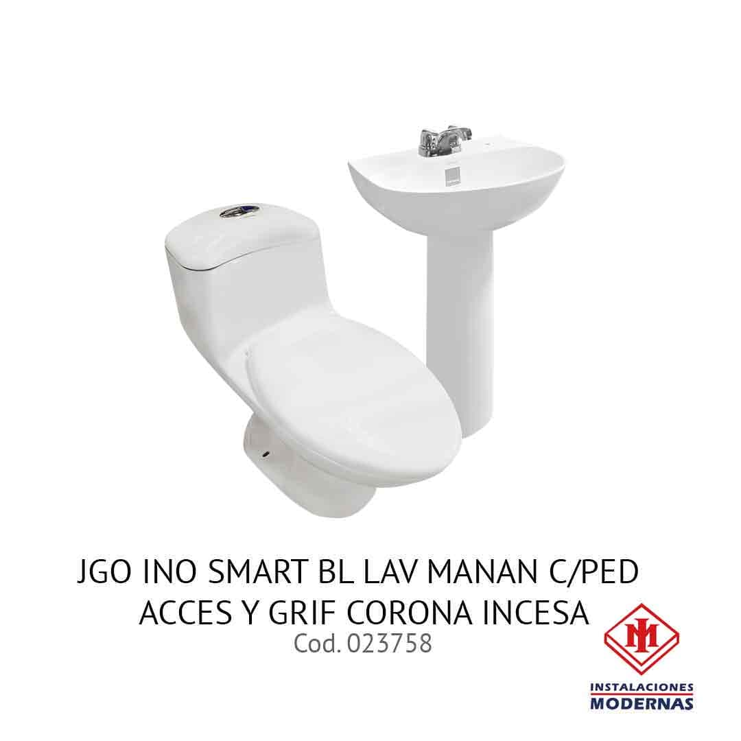 JGO INO SMART BL Lavamanos MANAN C/PED ACCES Y GRIF CORONA INCESA