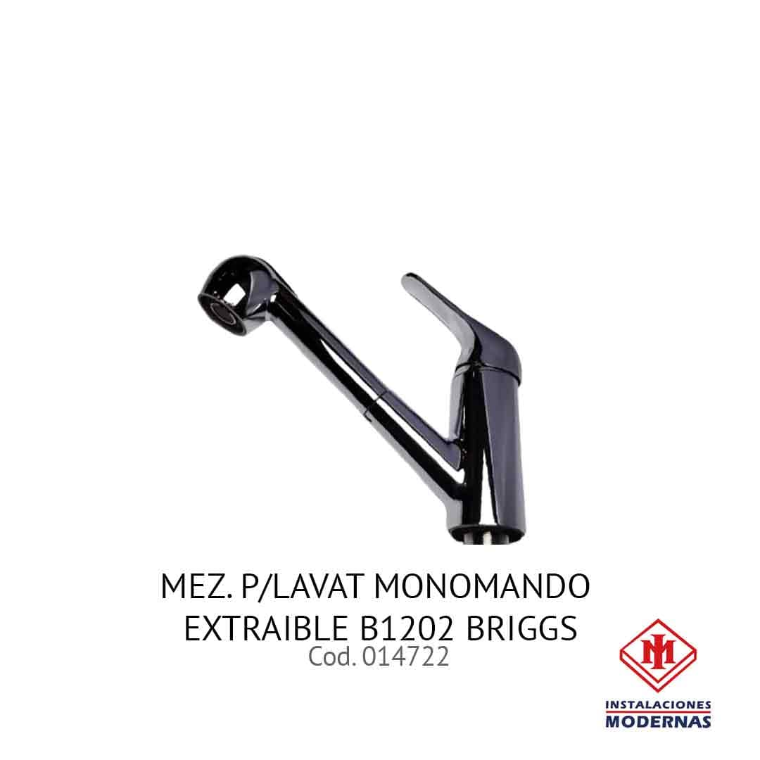 MEZ. P/LavamanosAT MONOMANDO EXTRAIBLE B1202 BRIGGS