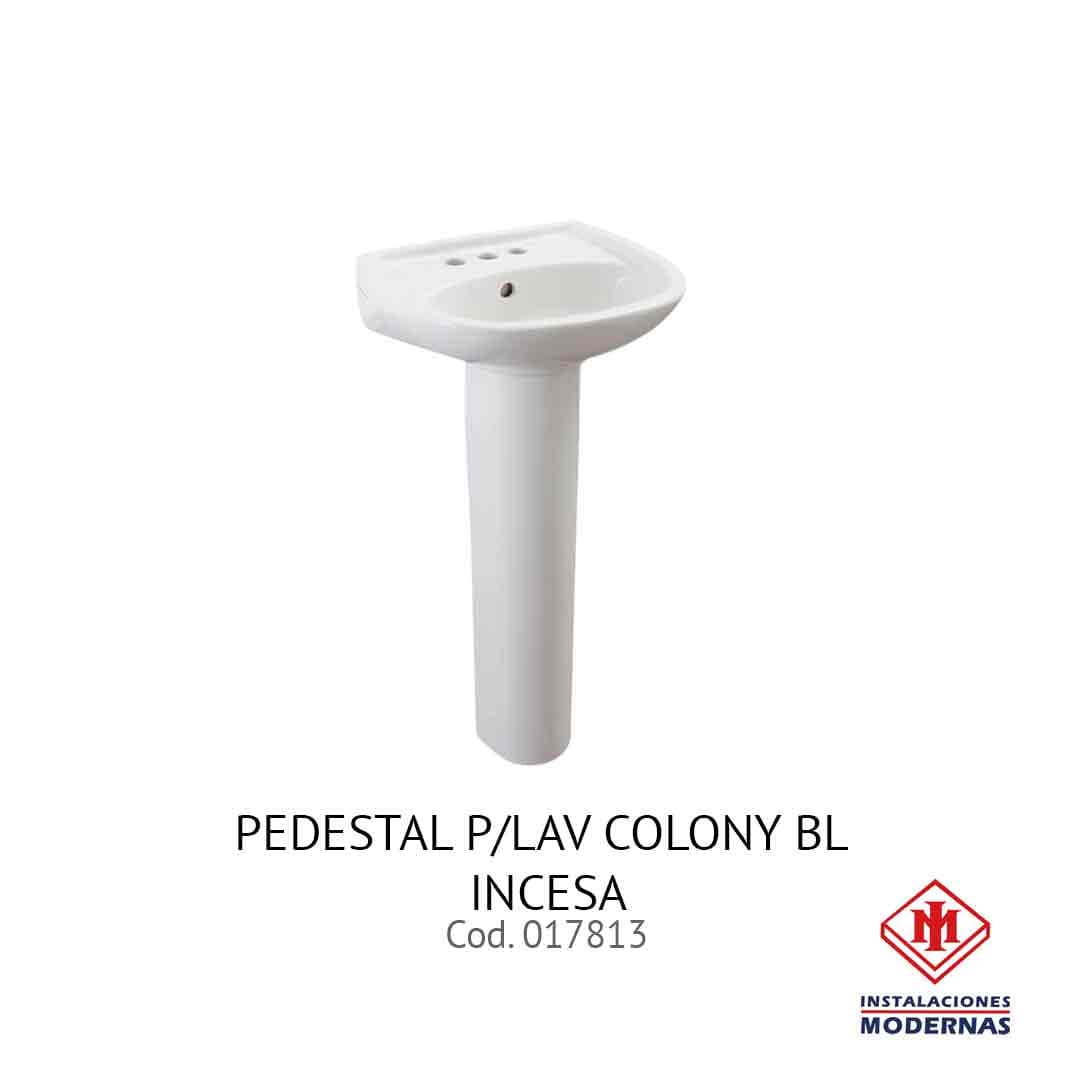 PEDESTAL P/Lavamanos COLONY BL INCESA