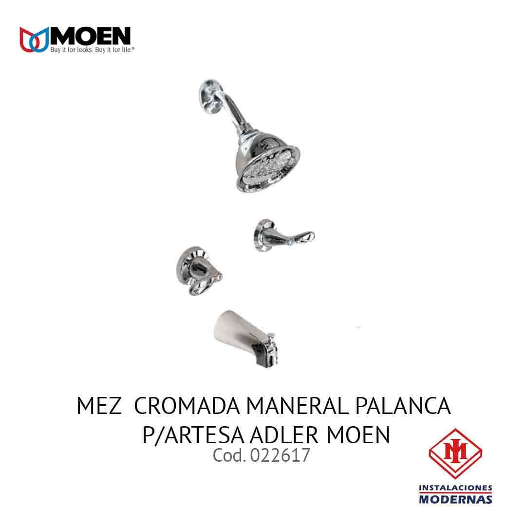 MEZ  CROMADA MANERAL PALANCA P/ARTESA ADLER MOEN