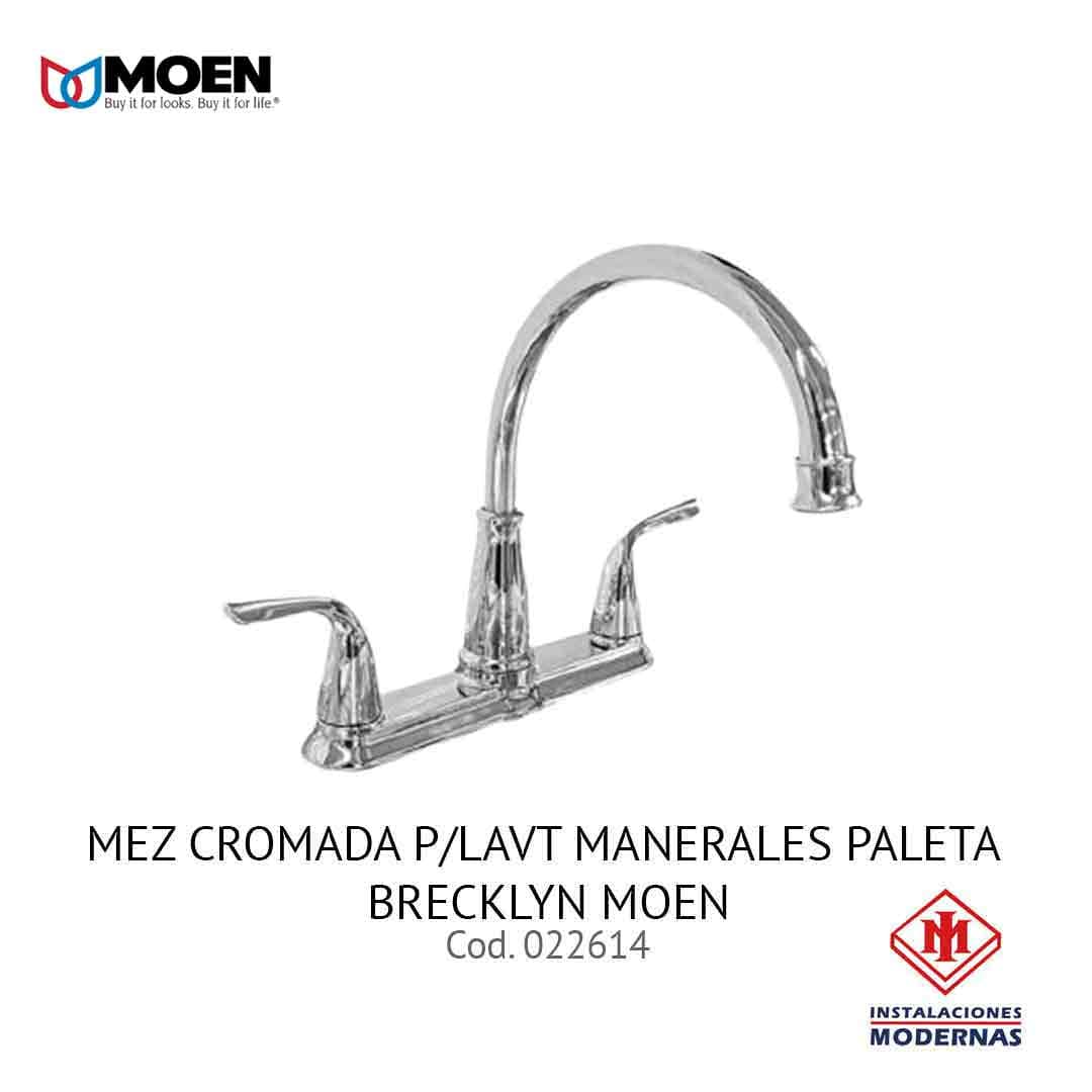 MEZ CROMADA P/LavamanosT MANERALES PALETA BRECKLYN MOEN