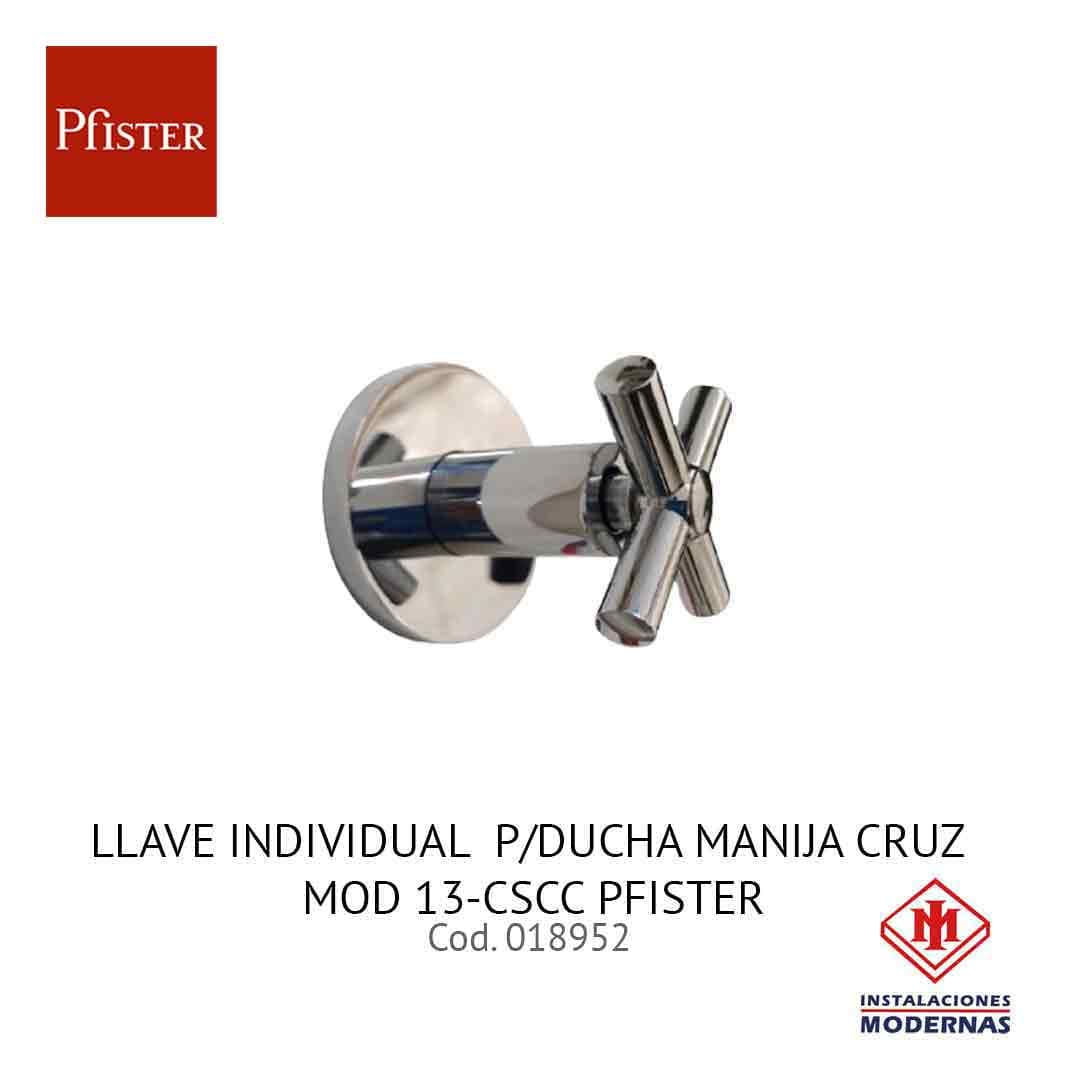 LLavamanosE INDIVIDUAL  P/DUCHA MANIJA CRUZ MOD 13-CSCC PFISTER