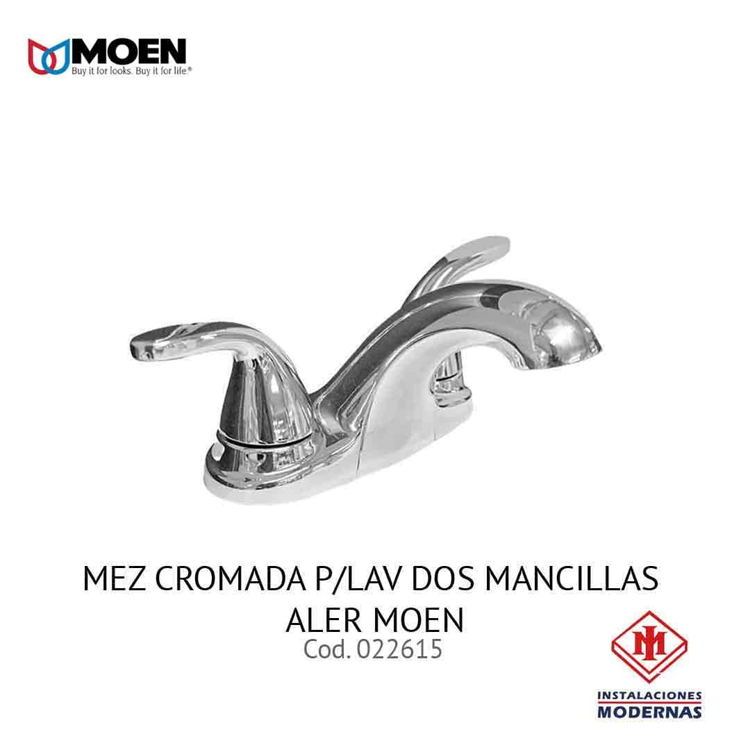 MEZ CROMADA P/Lavamanos DOS MANCILLAS ALER MOEN