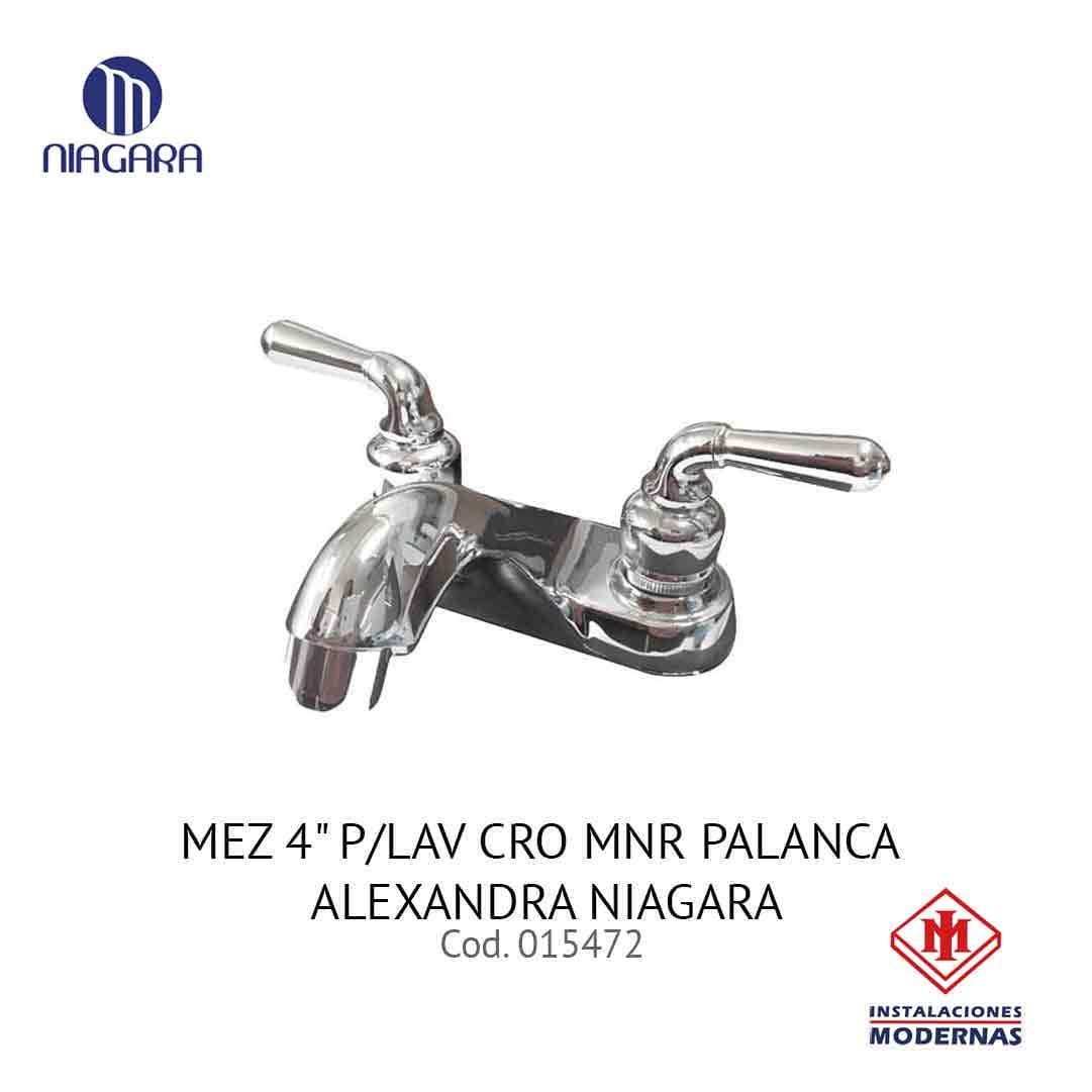 MEZ 4" P/Lavamanos CRO MNR PALANCA ALEXANDRA NIAGARA