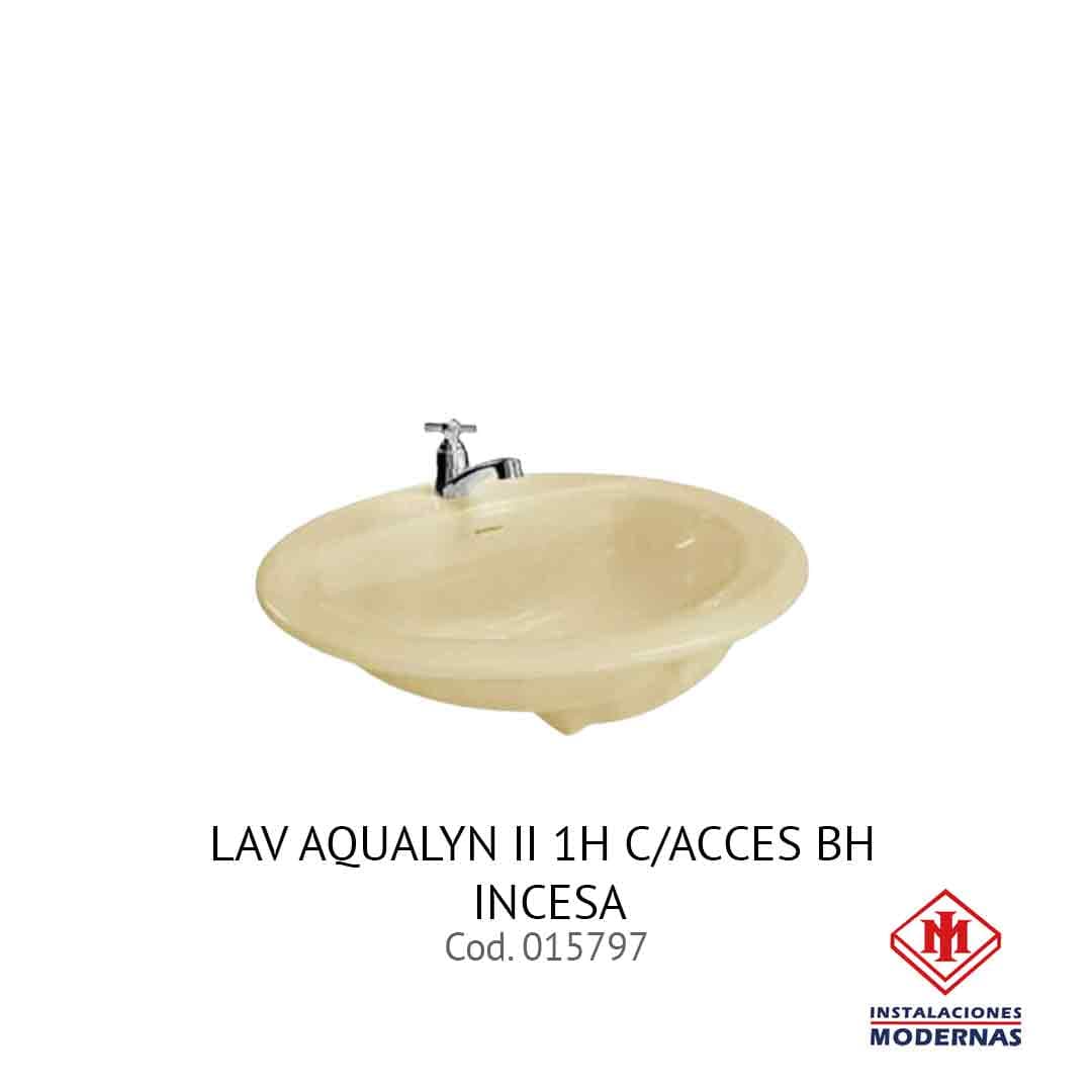 Lavamanos AQUALYN II 1H C/ACCES BH  INCESA