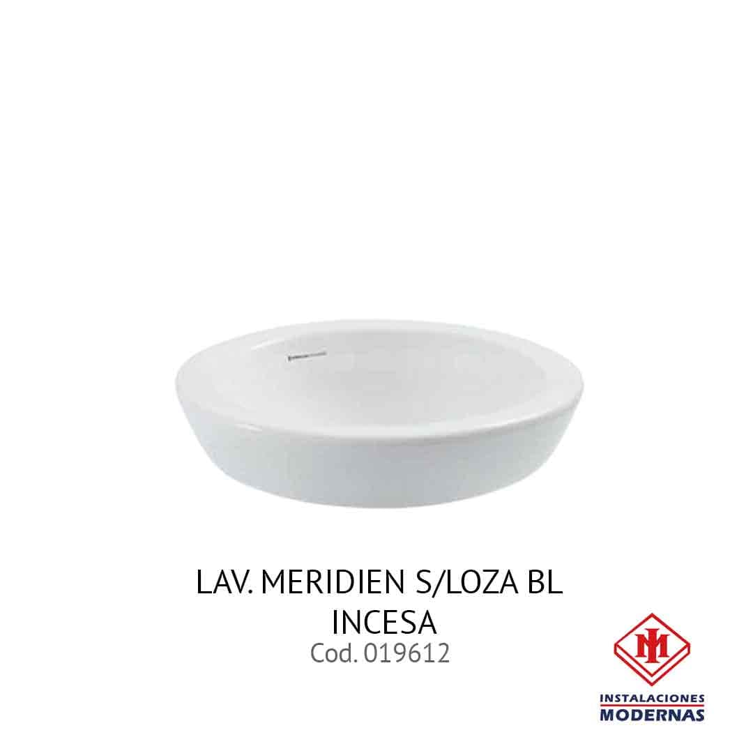 Lavamanos. MERIDIEN S/LOZA BL INCESA