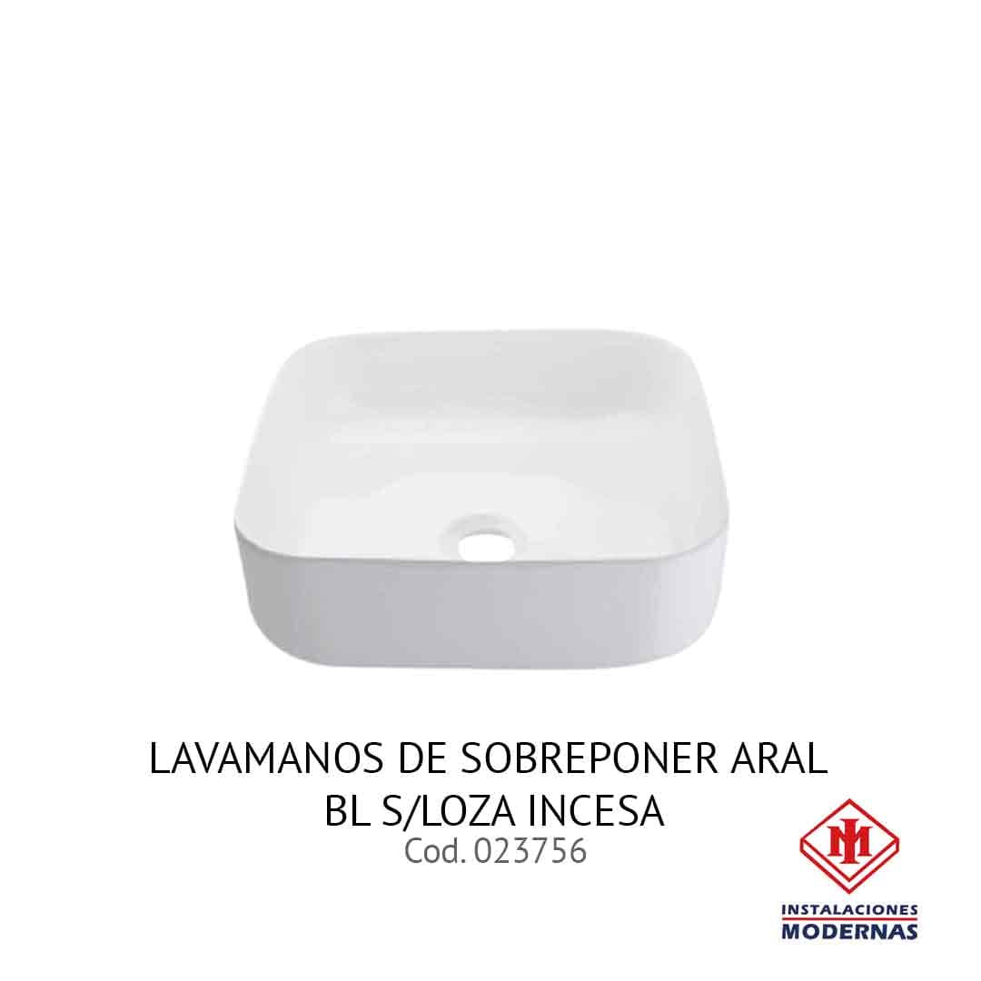LavamanosAMANOS DE SOBREPONER ARAL BL S/LOZA INCESA
