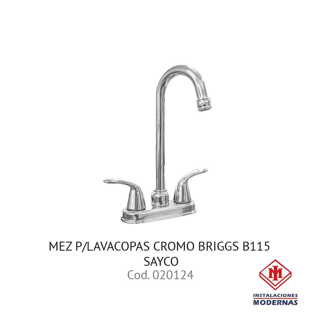 MEZ P/LavamanosACOPAS CROMO BRIGGS B115 SAYCO
