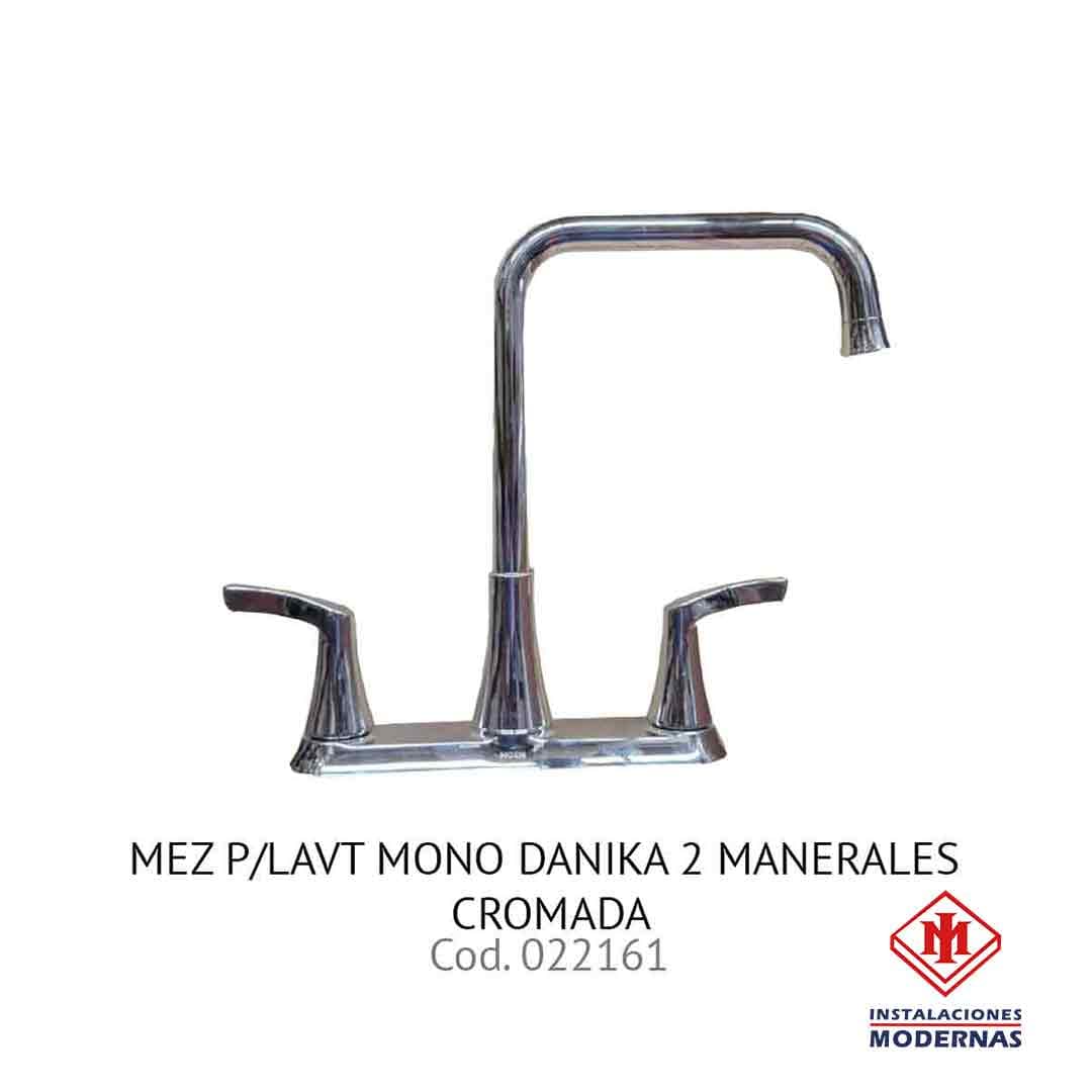 MEZ P/LavamanosT  MONO DANIKA 2 MANERALES CROMADA