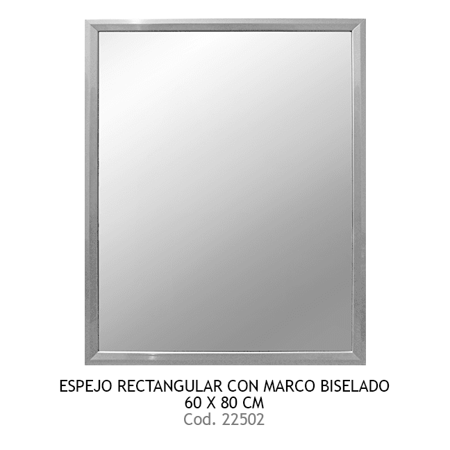 ESPEJO RECTANGULAR 60X80 C/MARCO CJ-710 NIAGARA